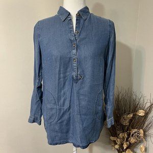 J. Jill Blue Denim Tunic XSP